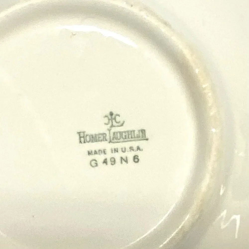 Homer Laughlin Majestic Lot of 3 Rimmed Soup Bowls 9